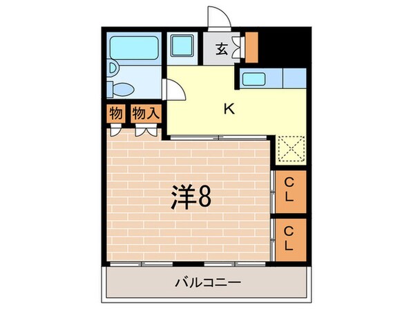 カルムイン香枦園の物件間取画像